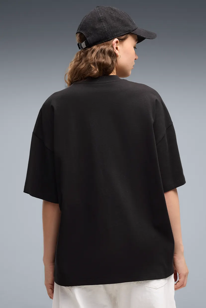 Жіноча чорна футболка Essentials Oversized Tee Women 3