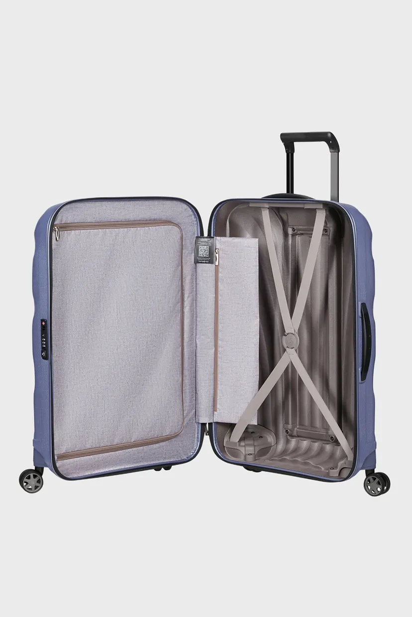Сиреневый чемодан 75 см C-LITE 5