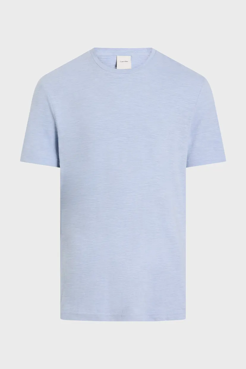 Чоловіча блакитна футболка LINEN COTTON 6