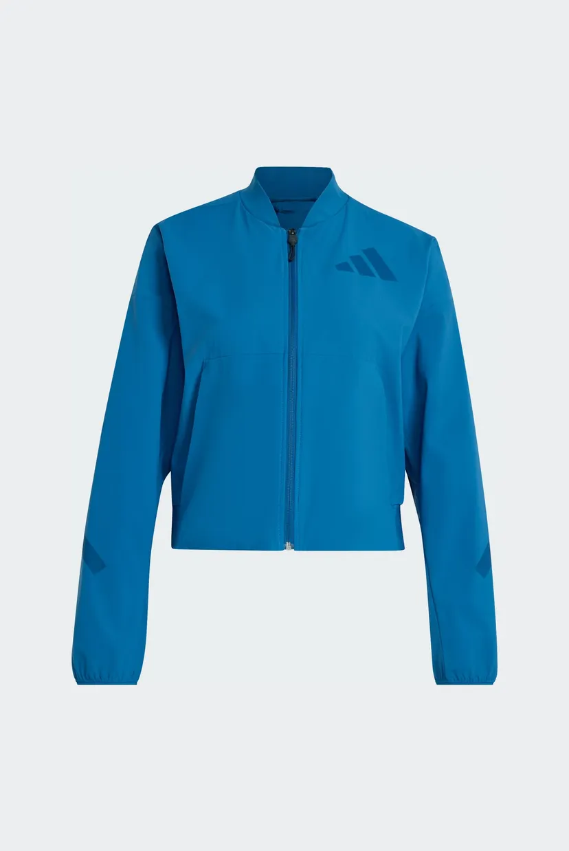 Жіночий синій бомбер ADIDAS Z.N.E. WOVEN 6