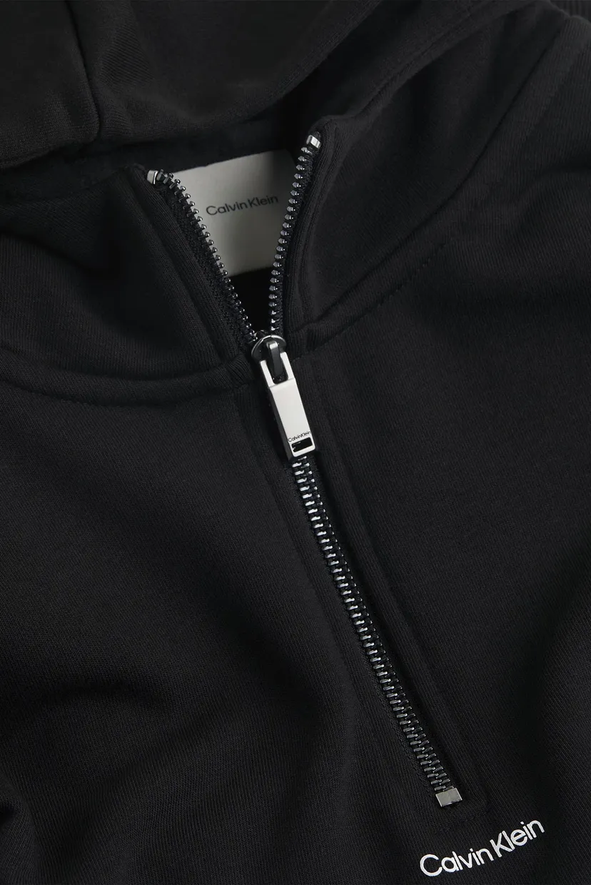 Чоловіче чорне худі NANO LOGO HALF ZIP 5