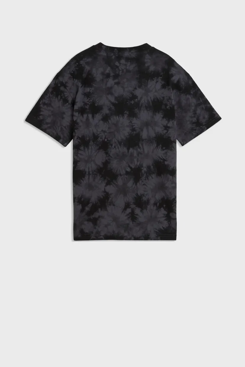 Детская черная футболка с узором Essentials Relaxed Tie-Dye Tee Youth 6