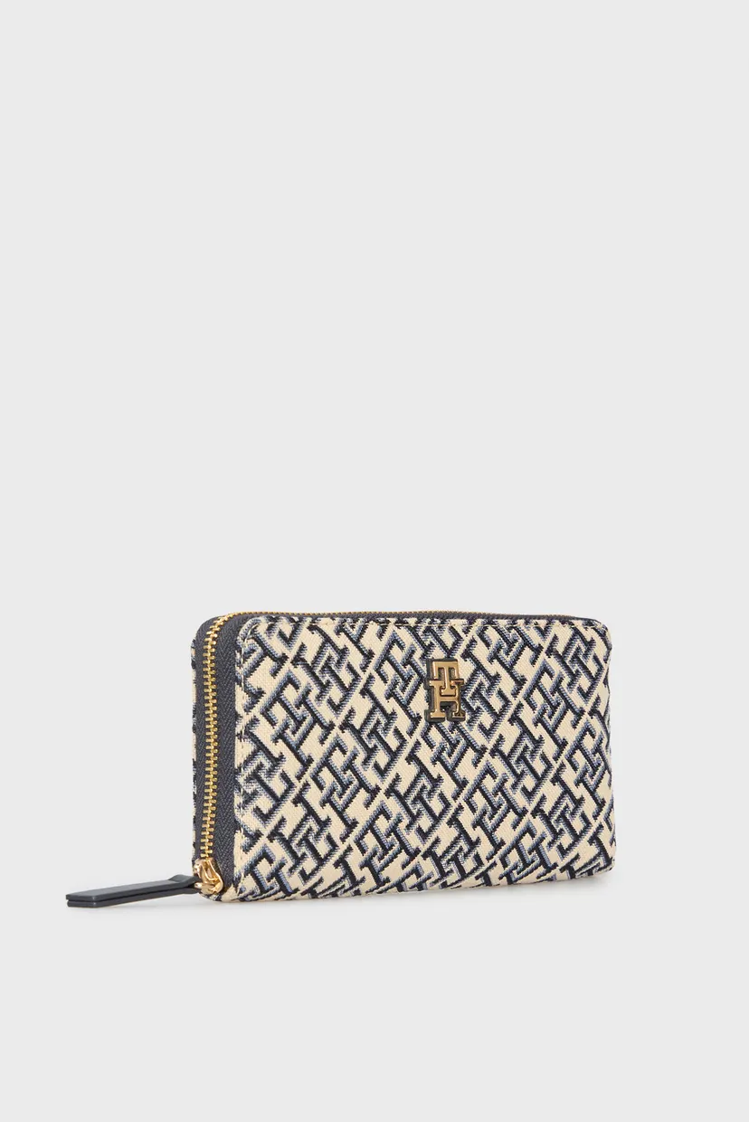 Жіночий гаманець з візерунком TH JACQUARD LRG ZA 3