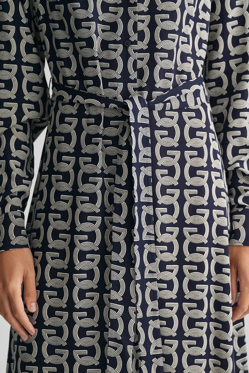 Жіноча темно-синя сукня з візерунком SLIM G PATTERN 5