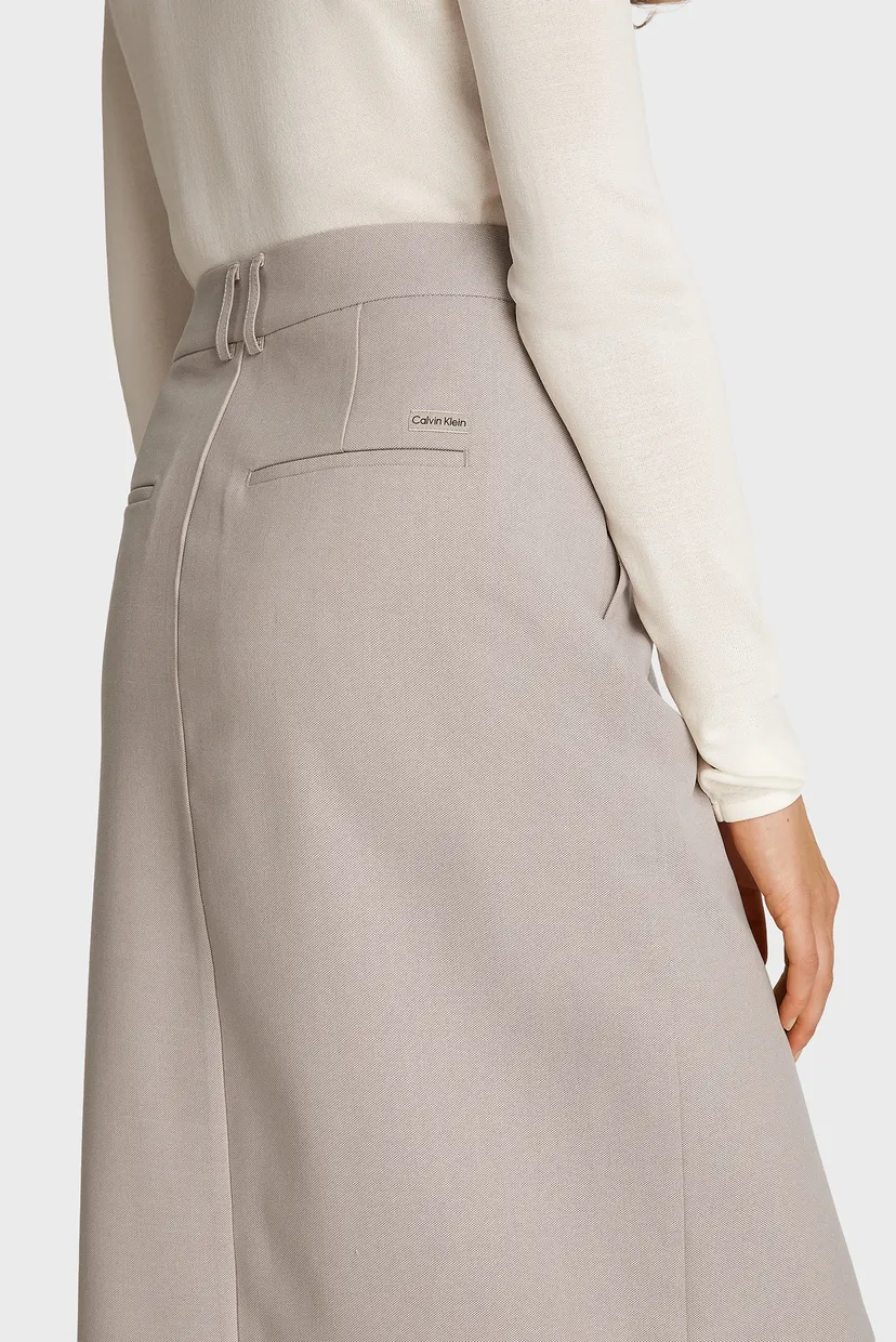 Жіноча бежева спідниця CASUAL TAILORING SKIRT 3