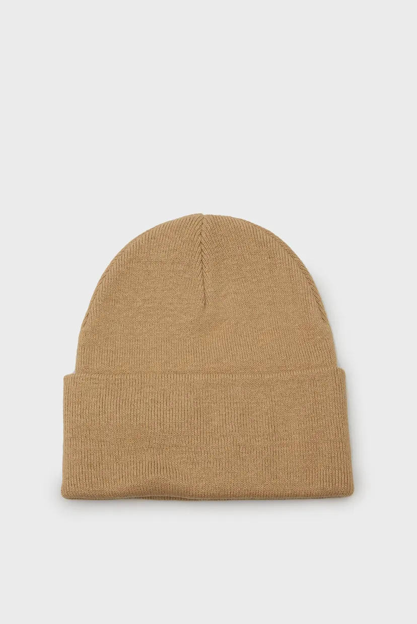 Мужская бежевая шапка DOUBLE LAYERED BEANIE 3