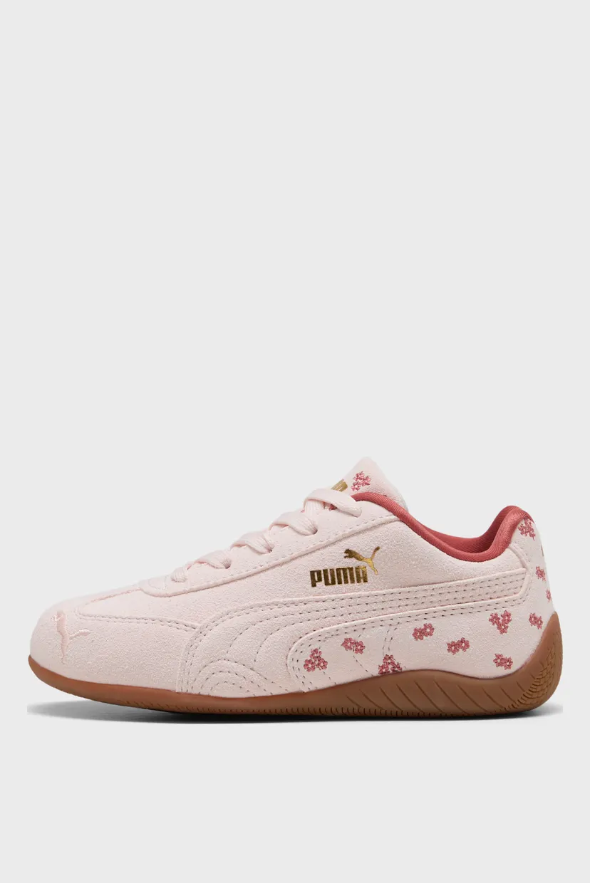 Дитячі пудрові замшеві кросівки Speedcat Floral Sneakers Kids 3