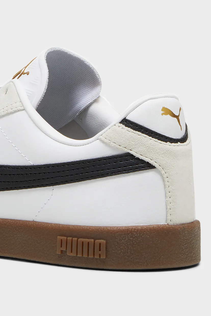 Белые кожаные сникерсы PUMA Club II Era Sneakers Unisex 7