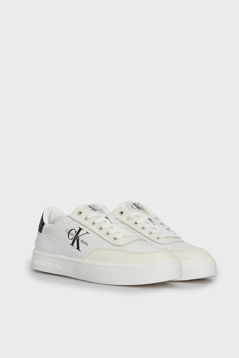 Жіночі білі шкіряні снікерси CLASSIC CUPSOLE LOW LACE LTH ML 3