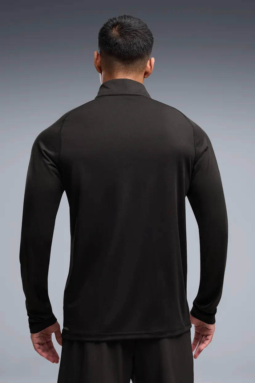 Чоловічий чорний лонгслів PUMA x HYROX Quarter-Zip Tee Men 3