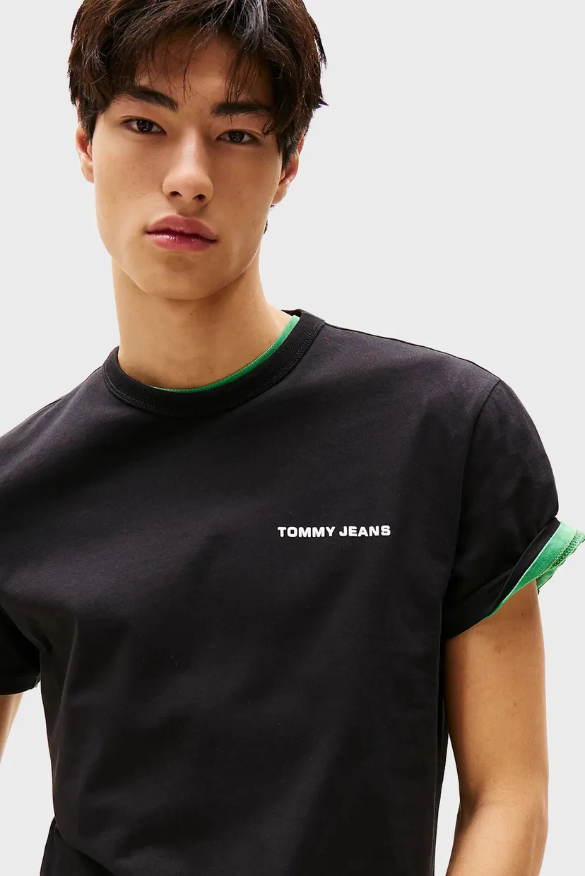 Чоловіча чорна футболка TJM SLANTED CREST GRAPHIC 4