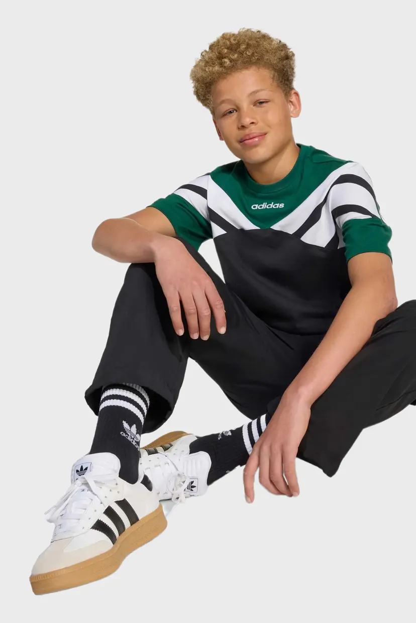Детская черная футболка Cutline Kids 5