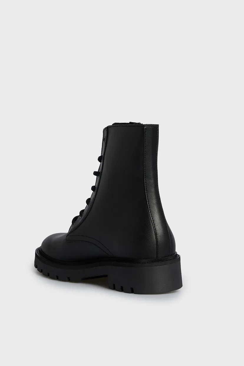 Женские черные ботинки COMBAT MID LACEUP 5