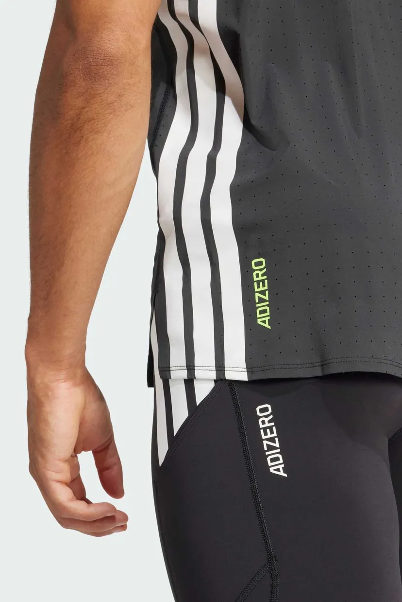 Мужская черная футболка Adizero 5