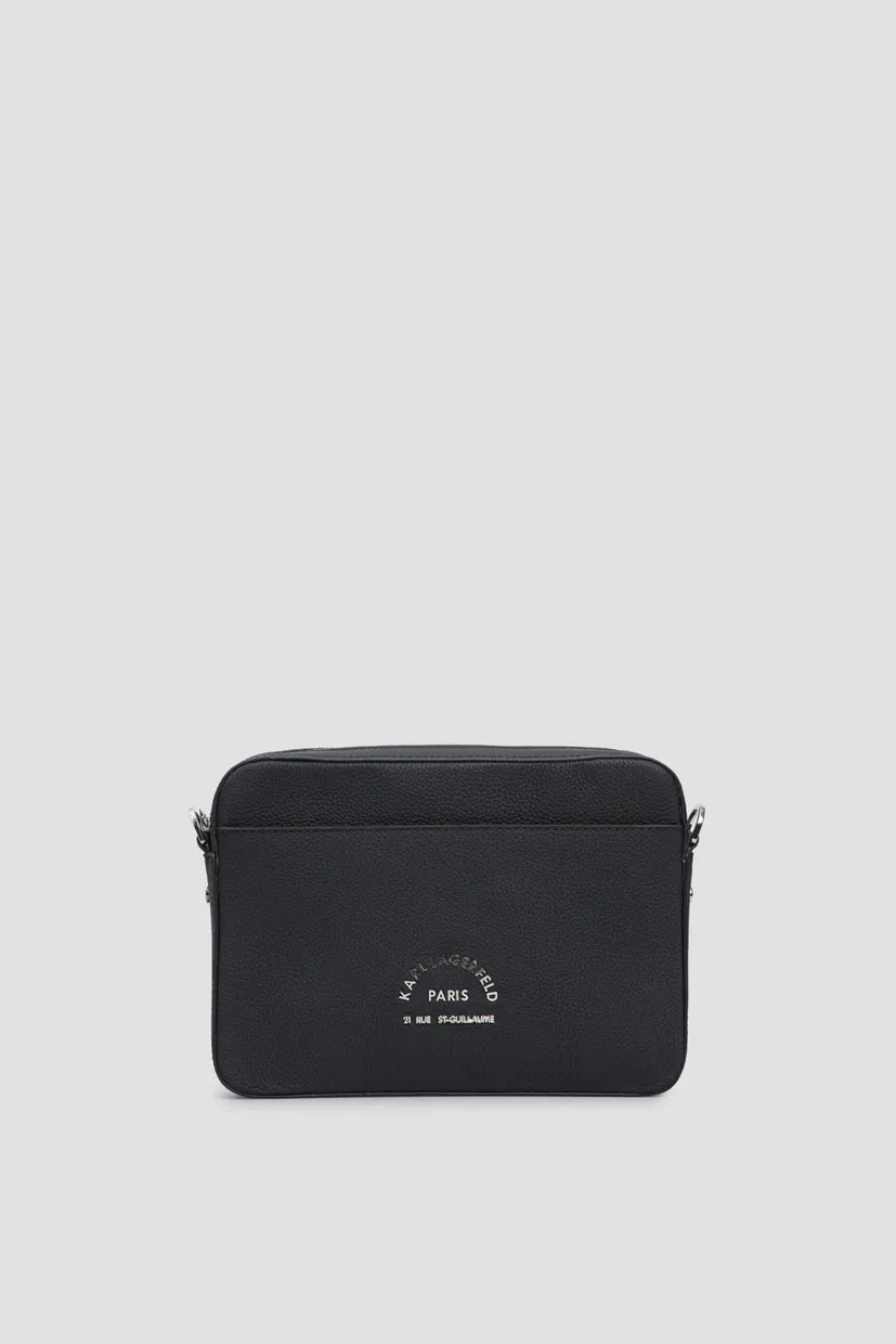 Чоловіча чорна шкіряна сумка Karl Lagerfeld 544451.815909;990 — MD-Fashion