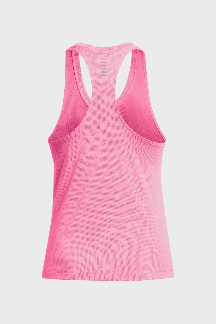 Жіноча рожева майка UA Launch Splatter Singlet 4