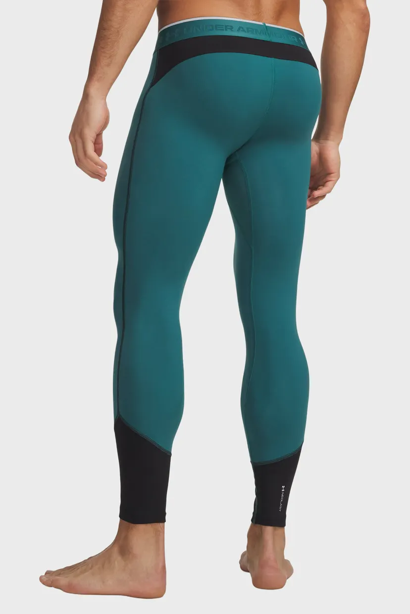Чоловічі зелені тайтси UA HG Elite Leggings 3