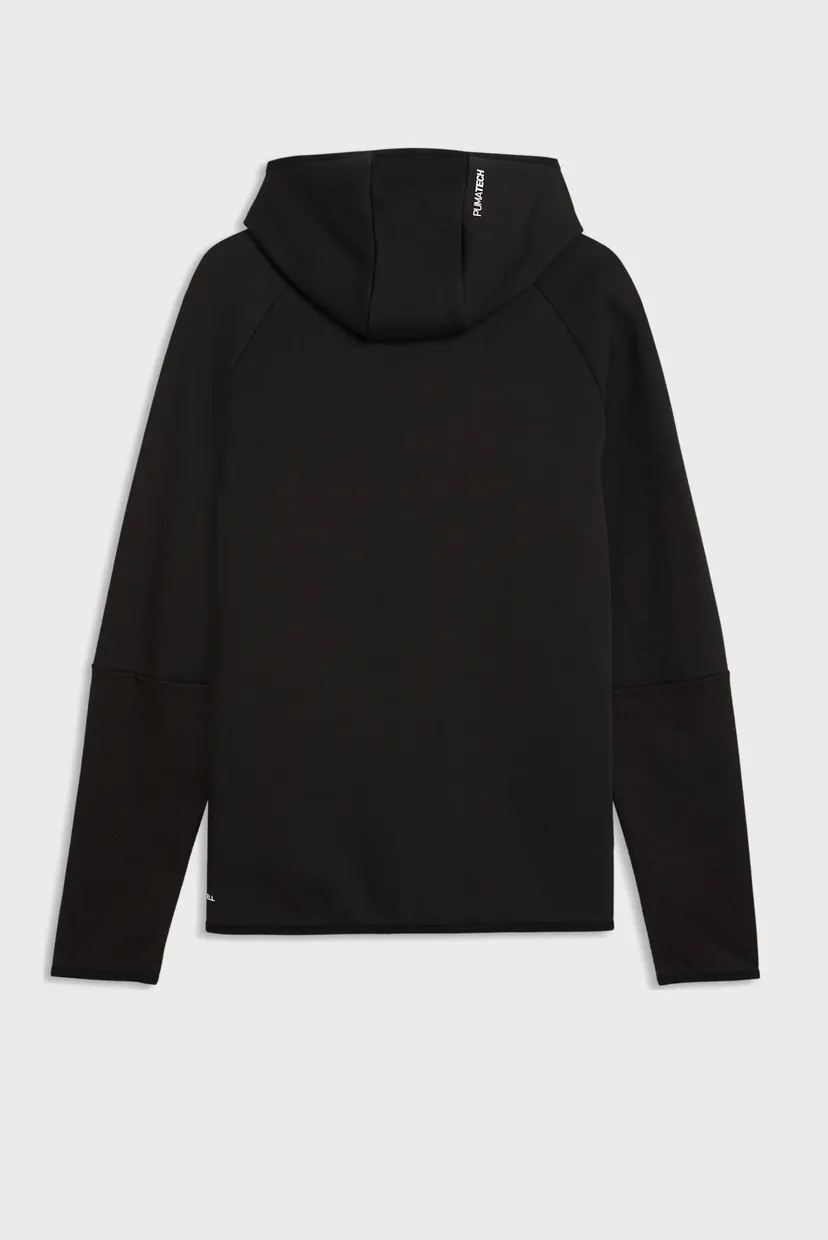 Мужское черное худи PUMATECH Elevated Slim Full-Zip Hoodie Men 5