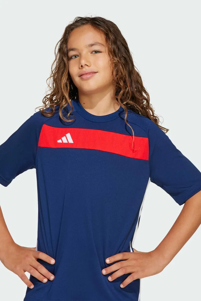 Детская синяя футболка Tiro 25 Essentials Kids 4
