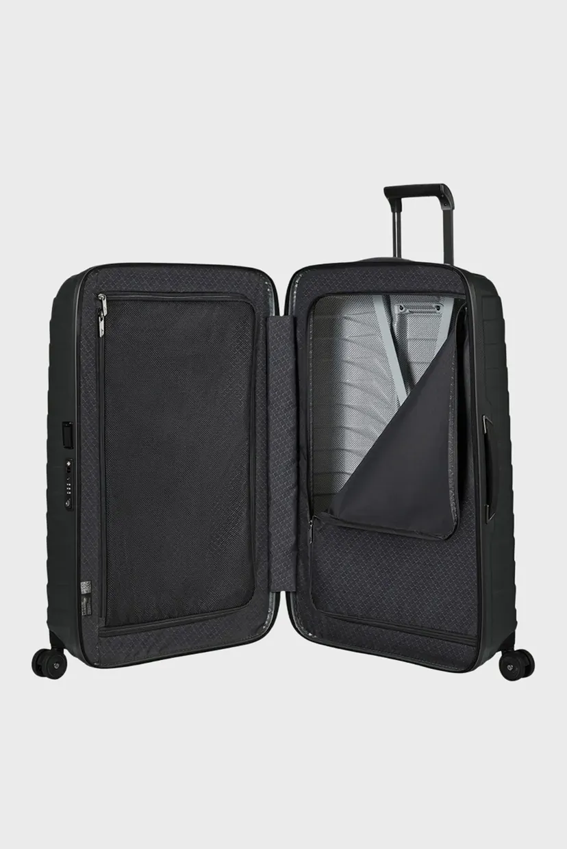 Чорна валіза 75 см PROXIS GRAPHITE 6