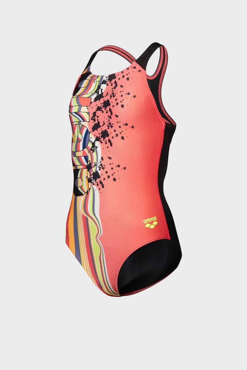 Детский коралловый купальник PALETTE SWIMSUIT SWIM PRO BACK 5