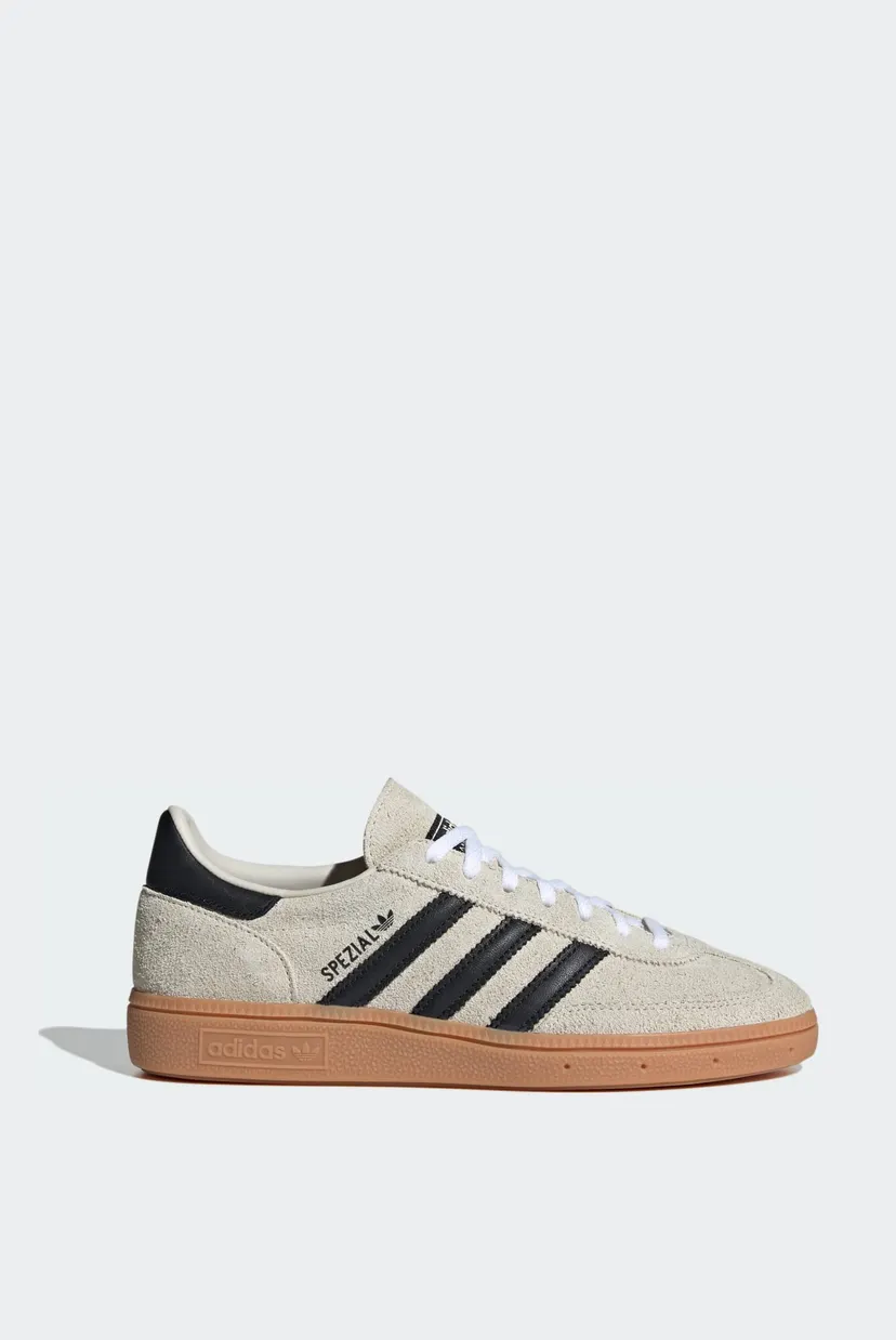 Женские бежевые замшевые сникерсы Handball Spezial adidas IF6562