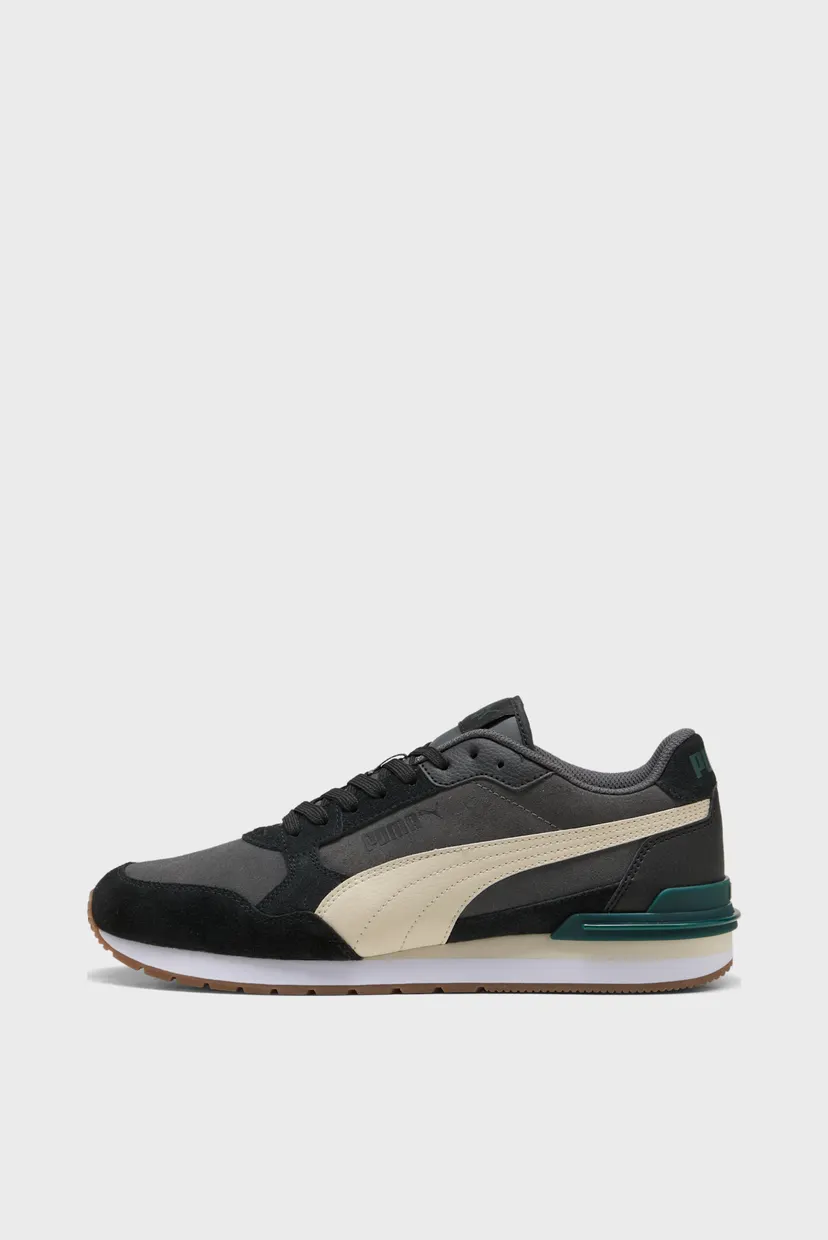 Черные замшевые кроссовки ST Runner v4 Suede Sneakers Unisex 3