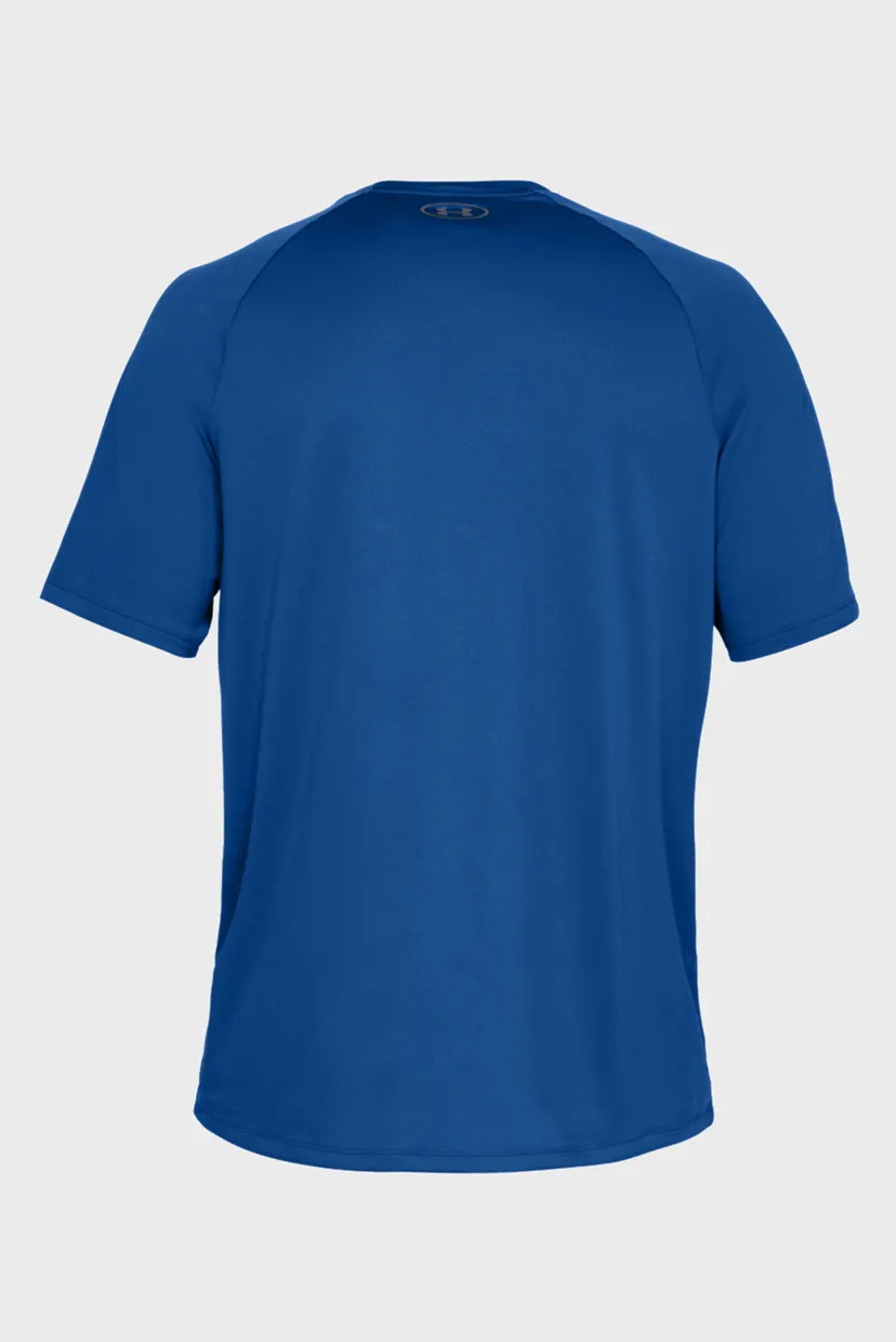 Чоловіча синя футболка UA Tech 2.0 SS Tee 5