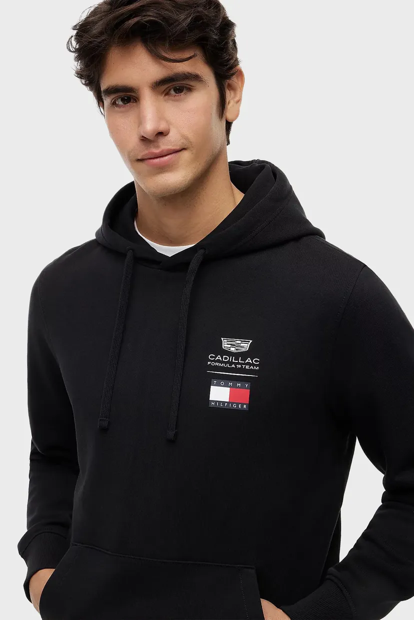 Чоловіче чорне худі TH x Cadillac Formula 1® Team 4