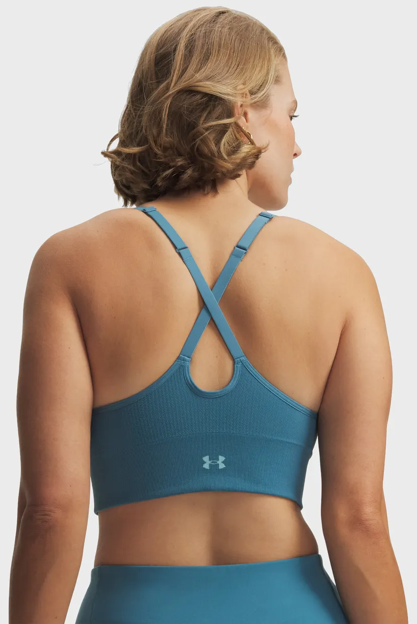 Жіночий блакитний топ Vanish Seamless Low Bra 4