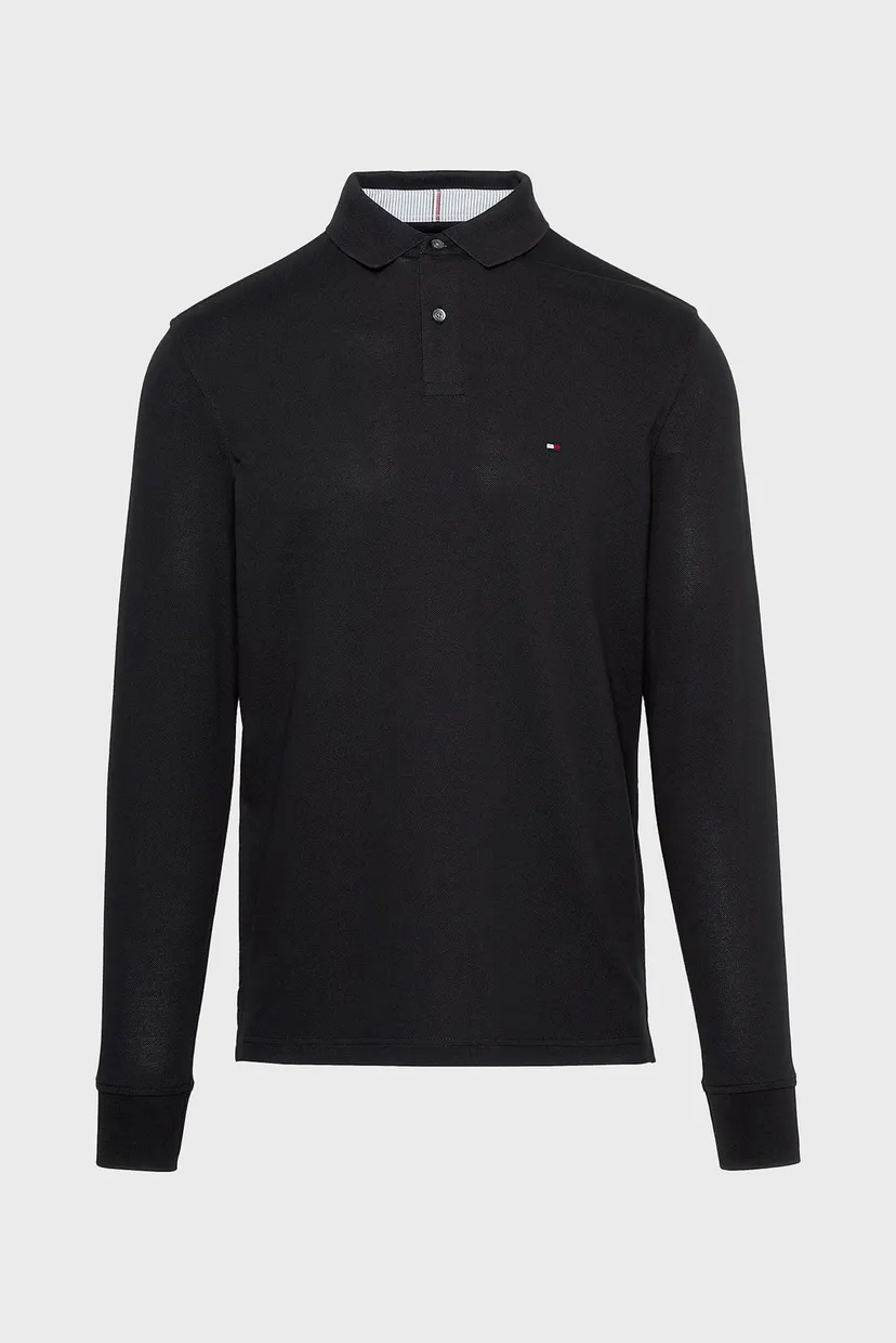 Мужское черное поло 1985 REGULAR LS POLO 5