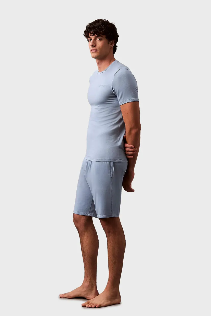 Мужские голубые шорты MODAL SLEEP SHORT 3