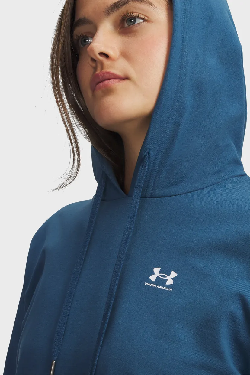 Жіноче синє худі Sport Terry Hoodie-BLU 5