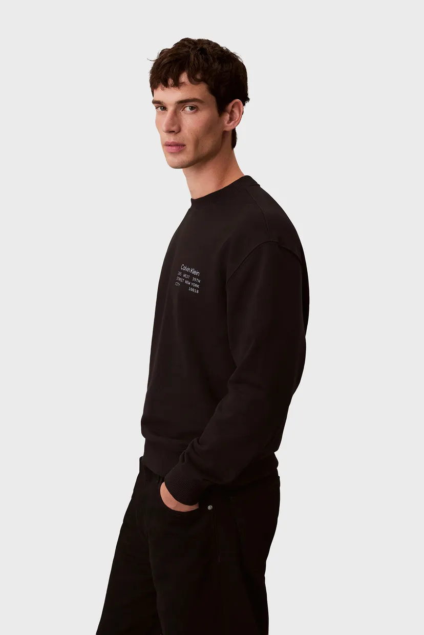 Мужской черный свитшот 350TERRY 4