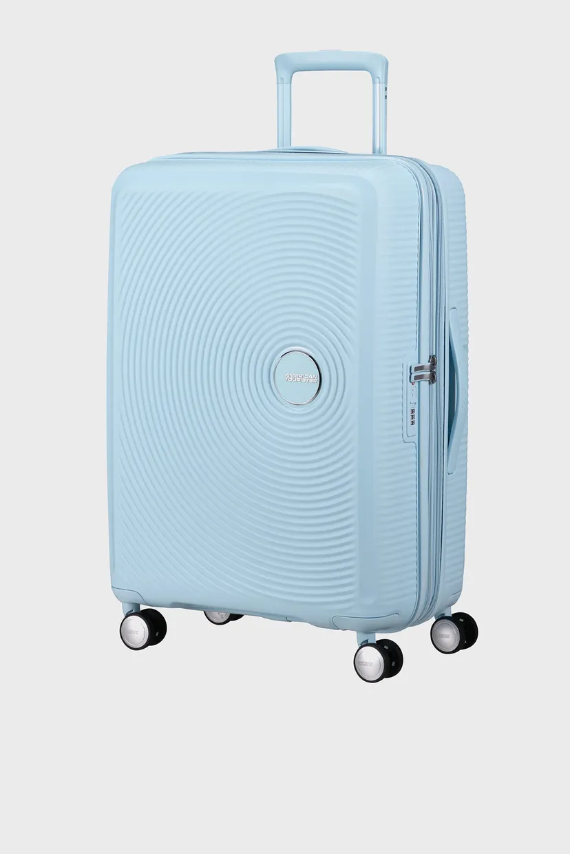 Голубой чемодан 67 см SOUNDBOX PASTEL BLUE 3