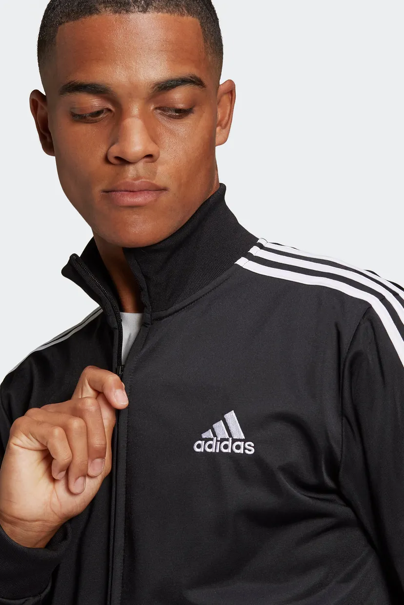 Мужской черный спортивный костюм (кофта, брюки) Primegreen Essentials 3-Stripes 7