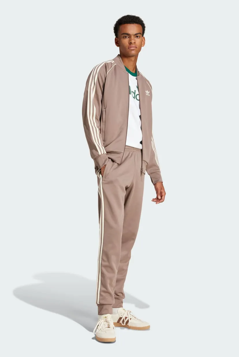 Чоловіча коричнева спортивна кофта Adicolor Classics SST adidas
