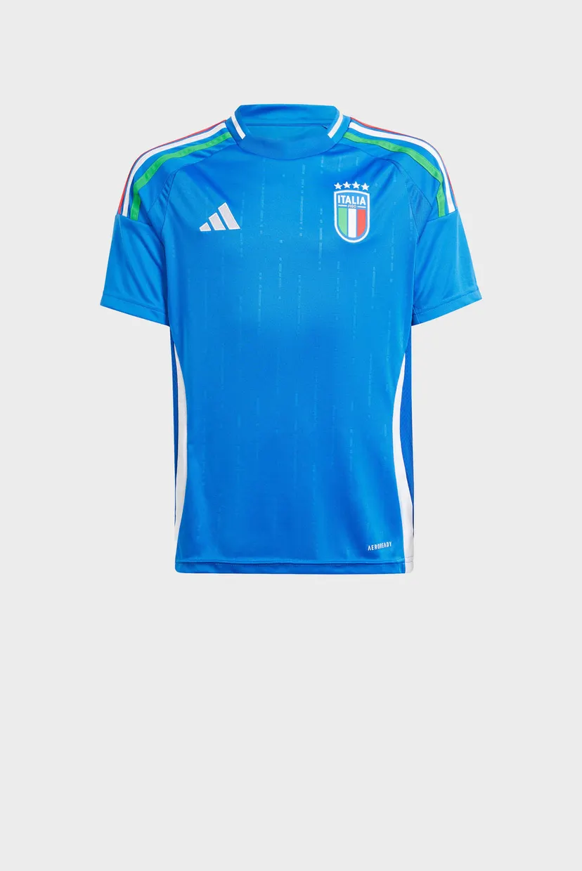 Дитяча синя футболка Italy 24 Home Kids adidas IQ0496 — MD-Fashion