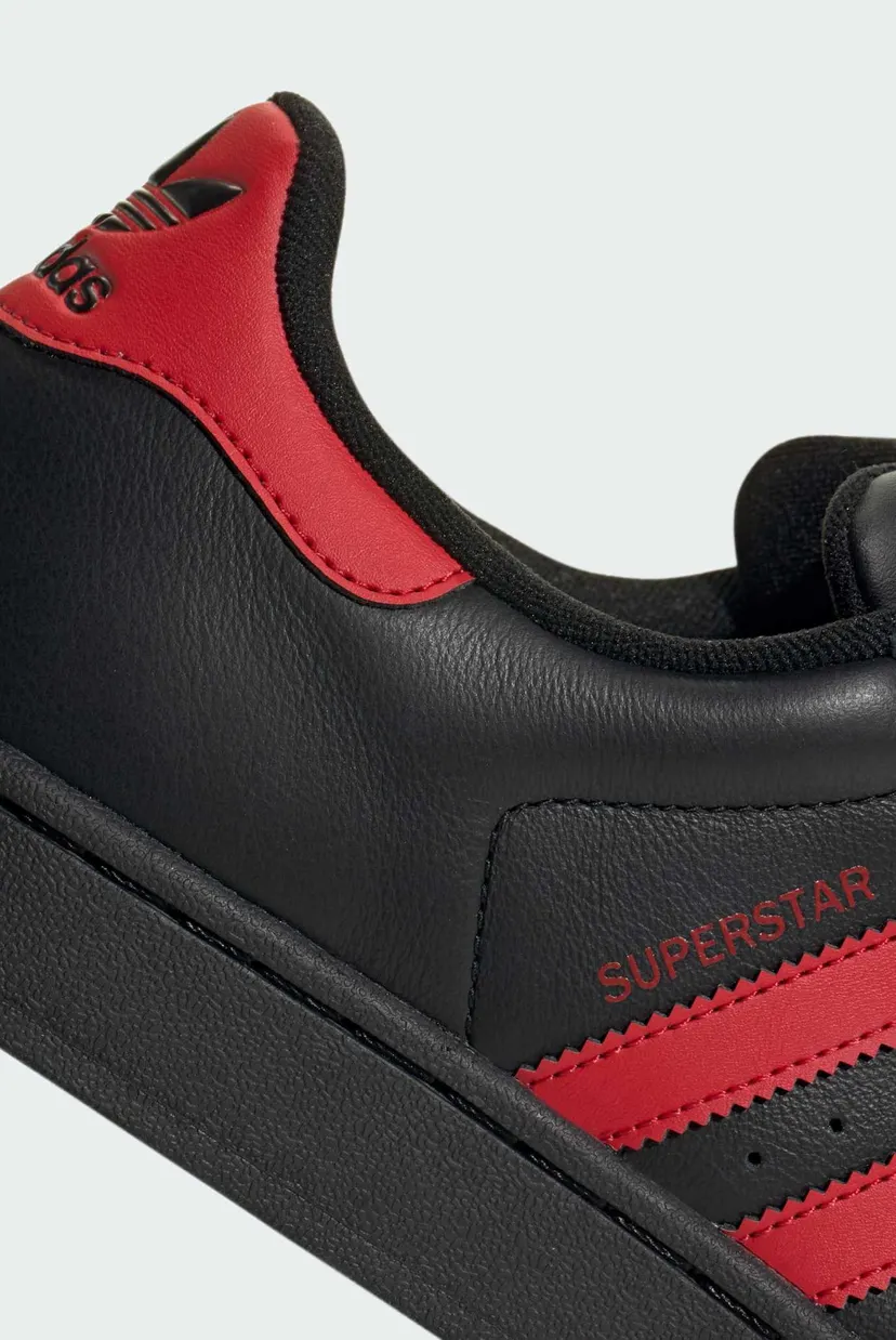 Чорні шкіряні снікерси Superstar II 9