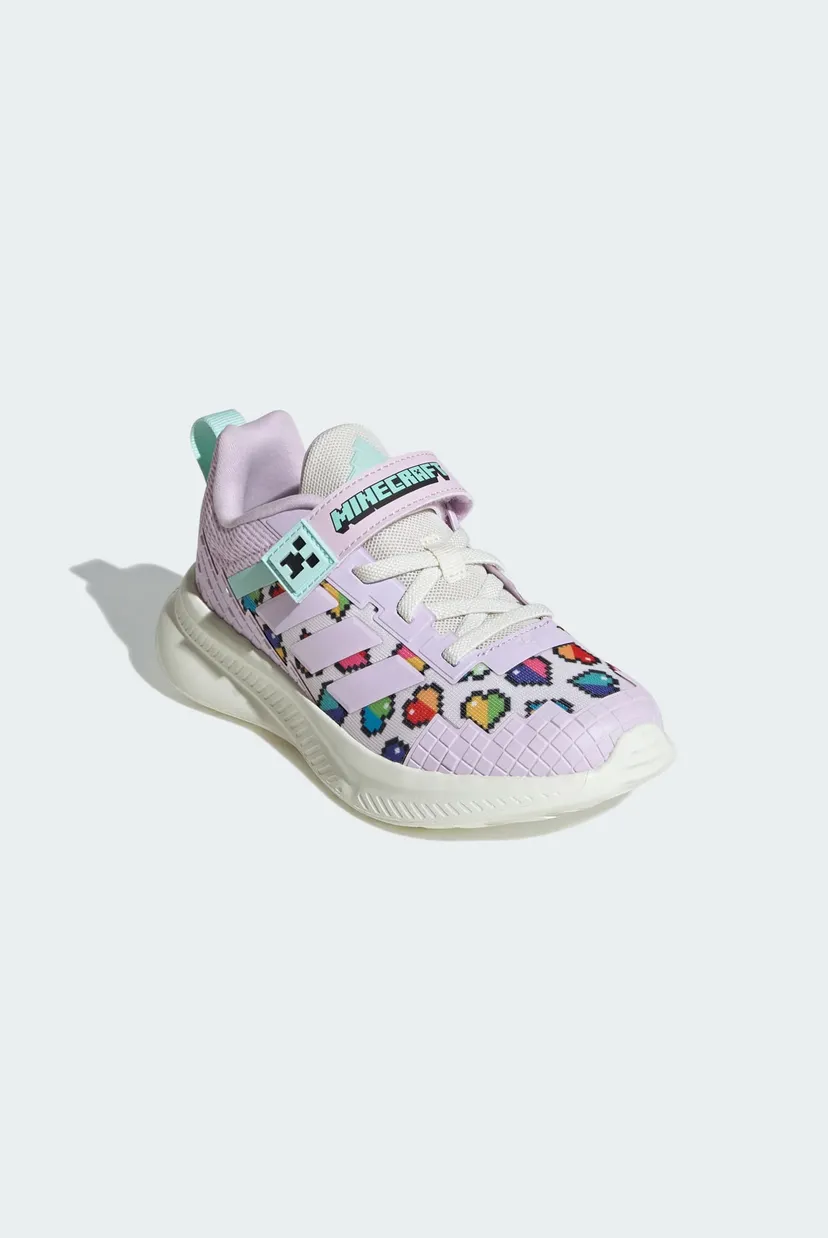 Дитячі бузкові кросівки ADIDAS MINECRAFT FORTARUN 4.0 CHILDREN 4