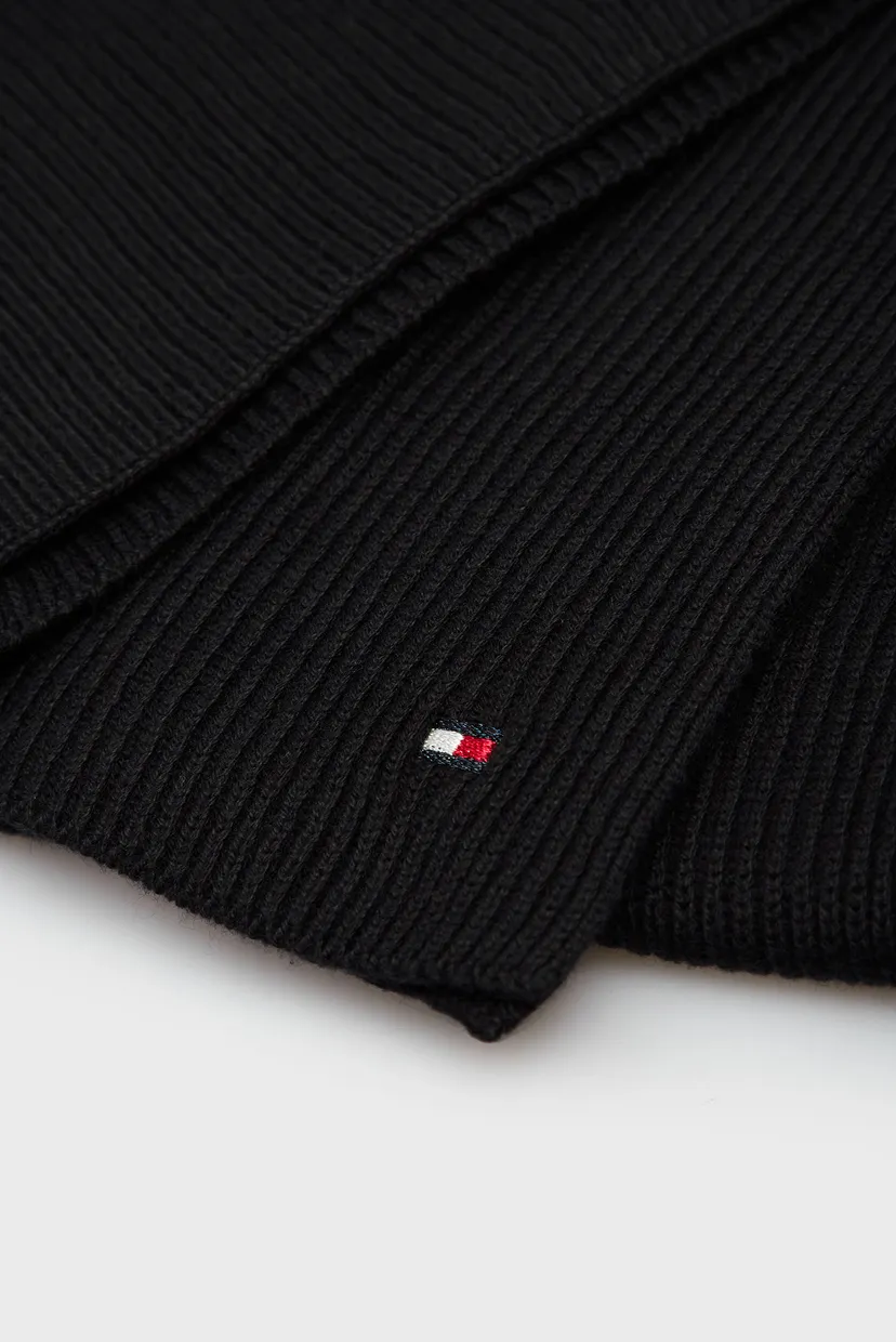 Женский черный шарф ESSENTIAL FLAG 3