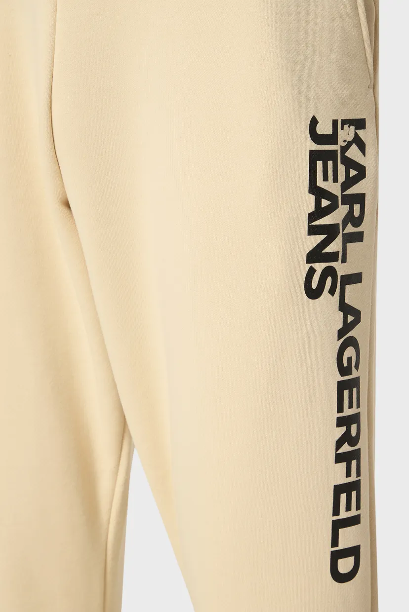 Чоловічі бежеві спортивні штани slim sweatpant 3
