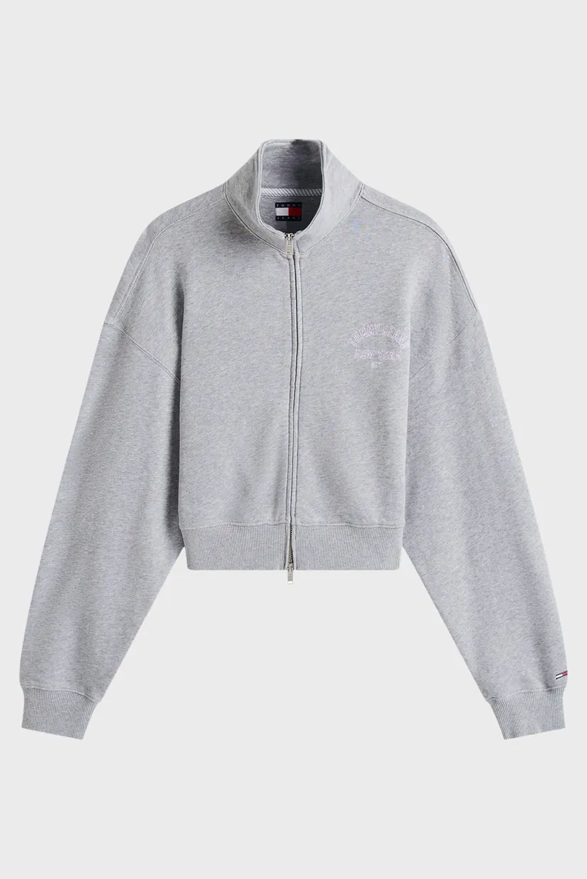Женская светло-серая спортивная кофта VARSITY OVERDYE ZIP 5