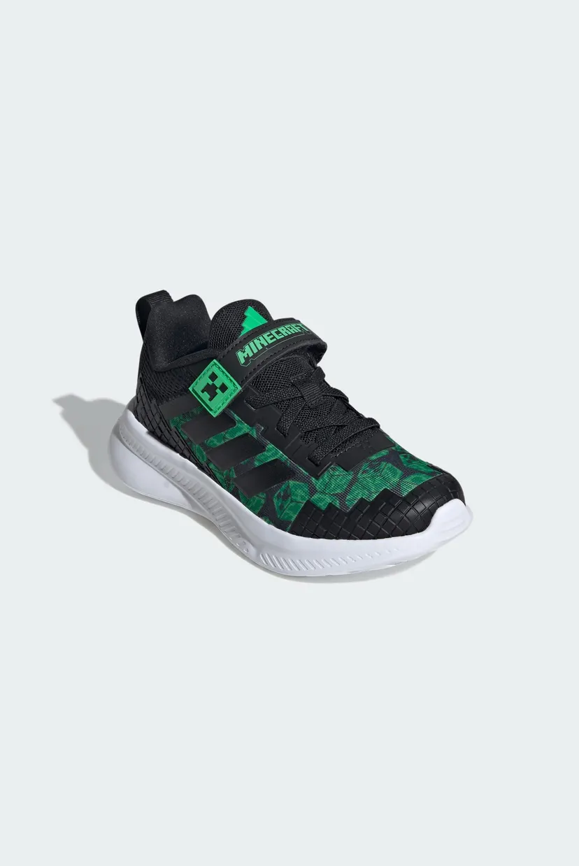 Детские черные кроссовки ADIDAS MINECRAFT FORTARUN 4.0 CHILDREN 4