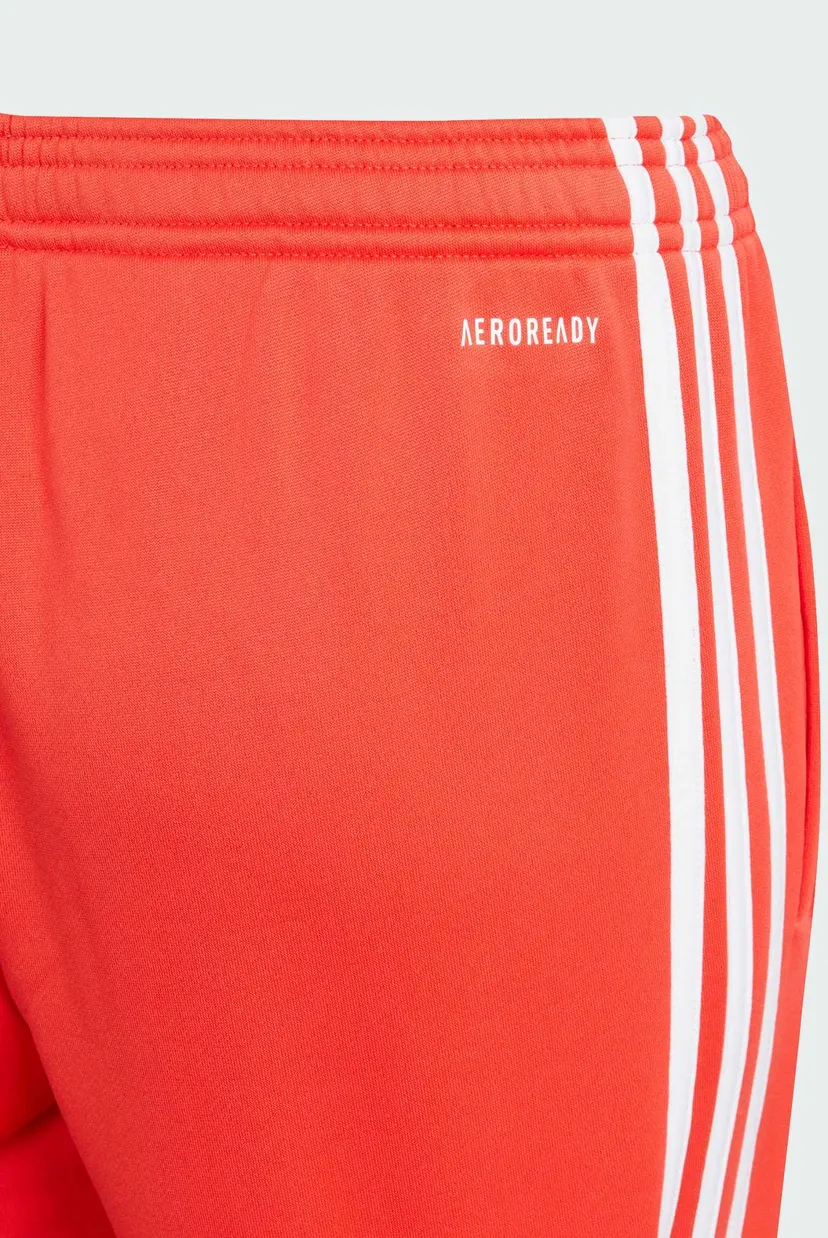 Дитячі червоні спортивні штани Train Essentials AEROREADY 3-Stripes Regular-Fit 4