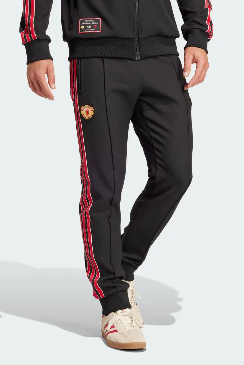 Мужские черные спортивные брюки Manchester United Terrace Icons 2