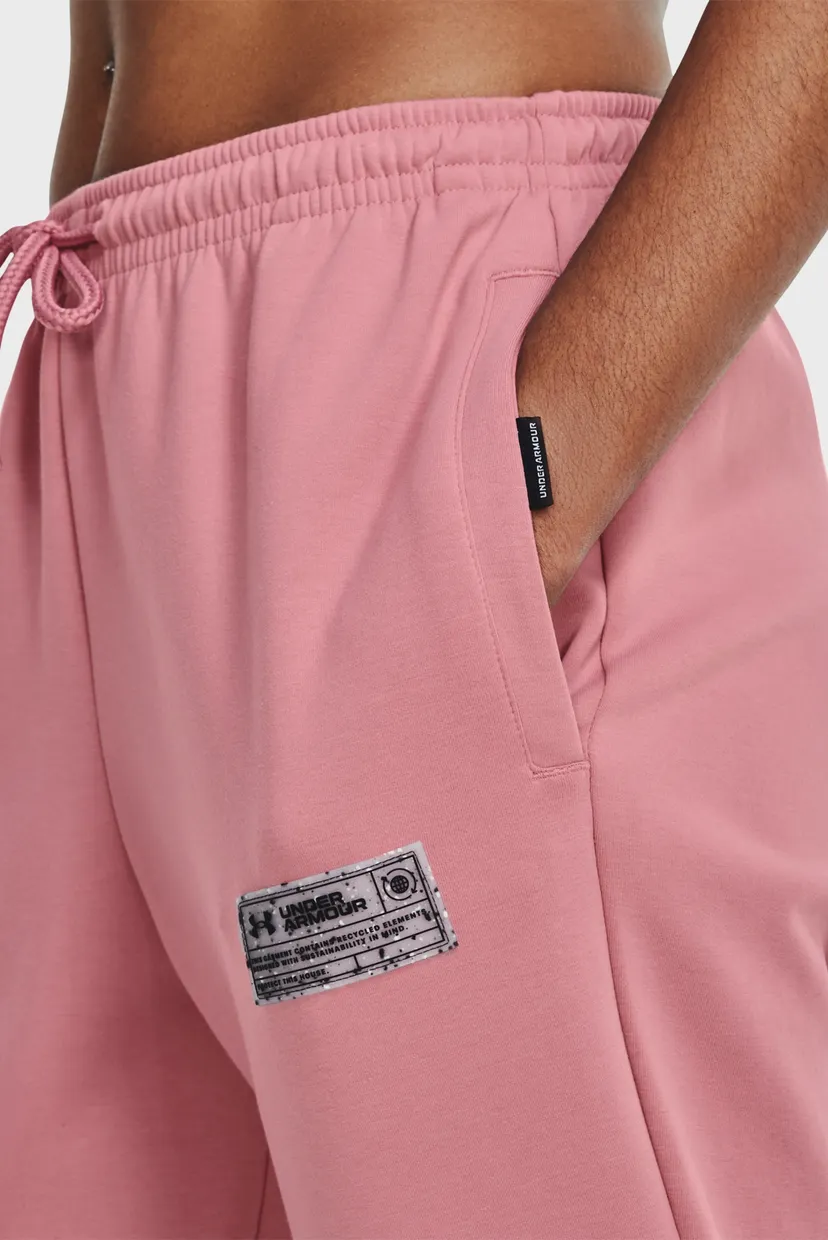 Рожеві спортивні штани UA Summit Knit Joggers (унісекс) 6