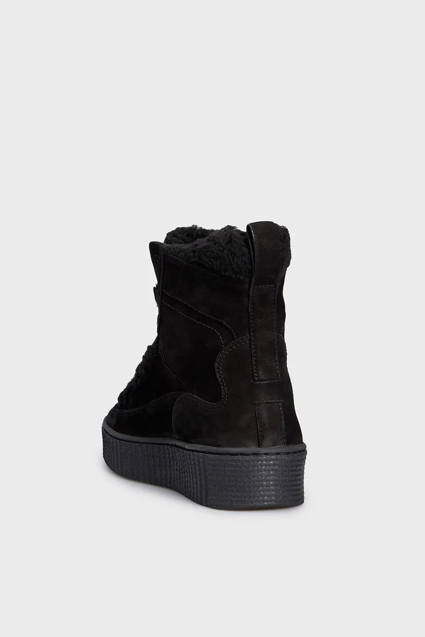 Женские черные хайтопы ESSENTIAL LACE UP WARMBOOTIE 4