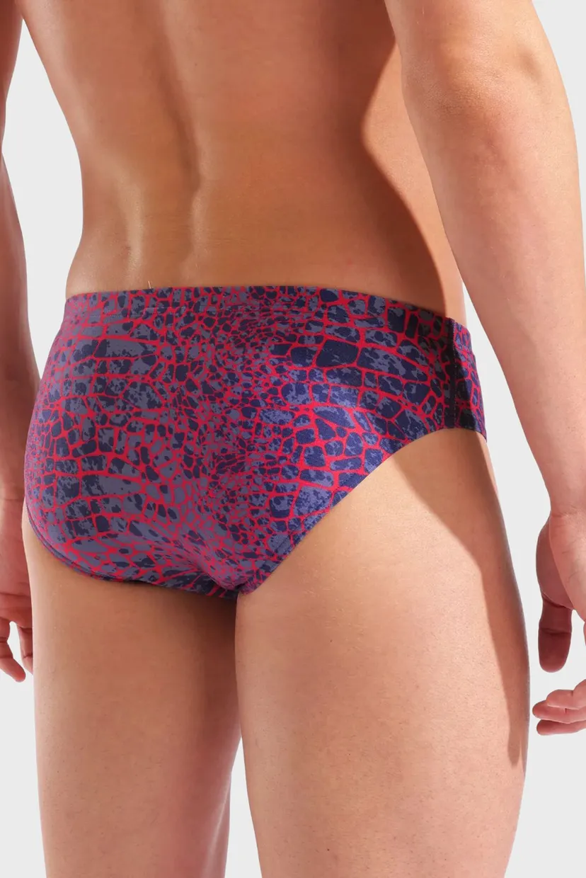 Чоловічі плавки з візерунком SNAKESKIN SWIM BRIEFS 5