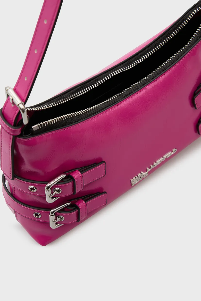 Жіноча рожева сумка BUCKLE 5